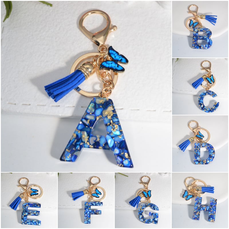 🎁Sista dagen 49 % RABATT🔥 🌼Nyckelringar med initialer🦋