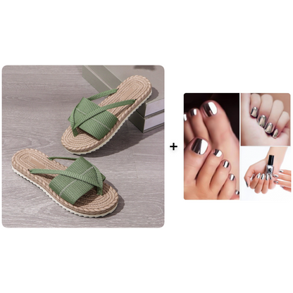 Bekväma sommar-flipflops för damer