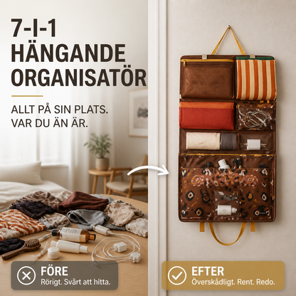 🧳 Slipp kaos i resväskan – 7-i-1 reseorganizer som håller allt på sin plats