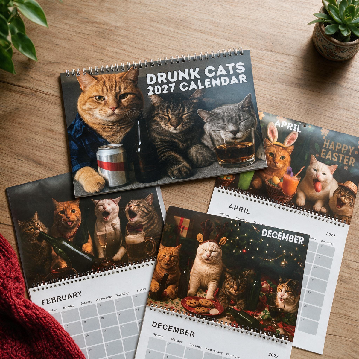 🐾 Kollektion med väggkalendrar för 2027: Roliga, originella och riktigt söta – hitta din perfekta kalender för 2027