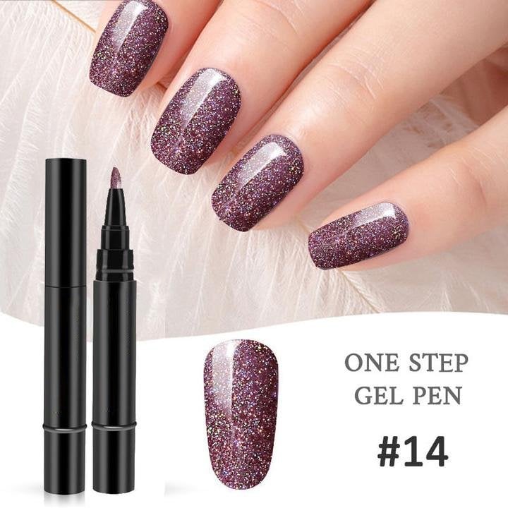 💅 Tidsbegränsat erbjudande: Köp 1, få 1 gratis! ✨One Step nagelgelpenna🎨Gratis handhållen mini-UV-nagellampa💡