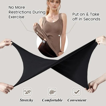 💖Black Friday-rea 60 % rabatt🌹 [Steam-present] Termisk linne för kvinnor med inbyggd behå