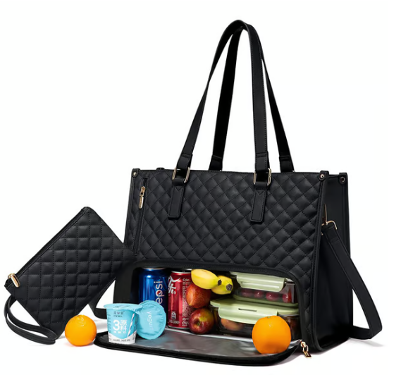 🔥3 i 1 Lunch Tote Bag för kvinnor🎁Bär din dag med stil - varma måltider, säker teknik, inga kompromisser! ✨