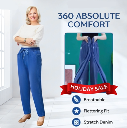 ⏳Tidsbegränsat erbjudande: 65 % rabatt!!💕👖Mom-jeans med hög midja och extremt stretchig passform