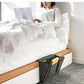 🛏️50 % RABATT! Hängande förvaringspåse för sängkanten – förvaringsvagn med flera fickor, hängande filtpåse för våningssängar i studentrum, med plats för surfplatta, bok, telefon och skrivmaterial