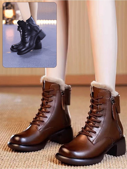 🎈Vinterrea🎈 Tidsbegränsad 50% rabatt! 💕 Den perfekta presenten – Vintage brittiska ankelboots