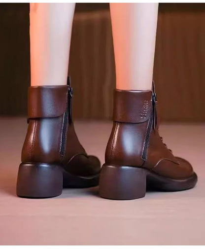 🎈Vinterrea🎈 Tidsbegränsad 50% rabatt! 💕 Den perfekta presenten – Vintage brittiska ankelboots