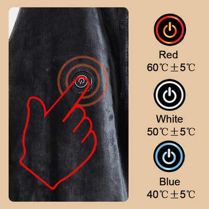 🔥Julrea – upp till 50 % rabatt❄️Bärbar mjuk elektrisk värmedyna med dragkedja☀️Håll dig varm hela vintern