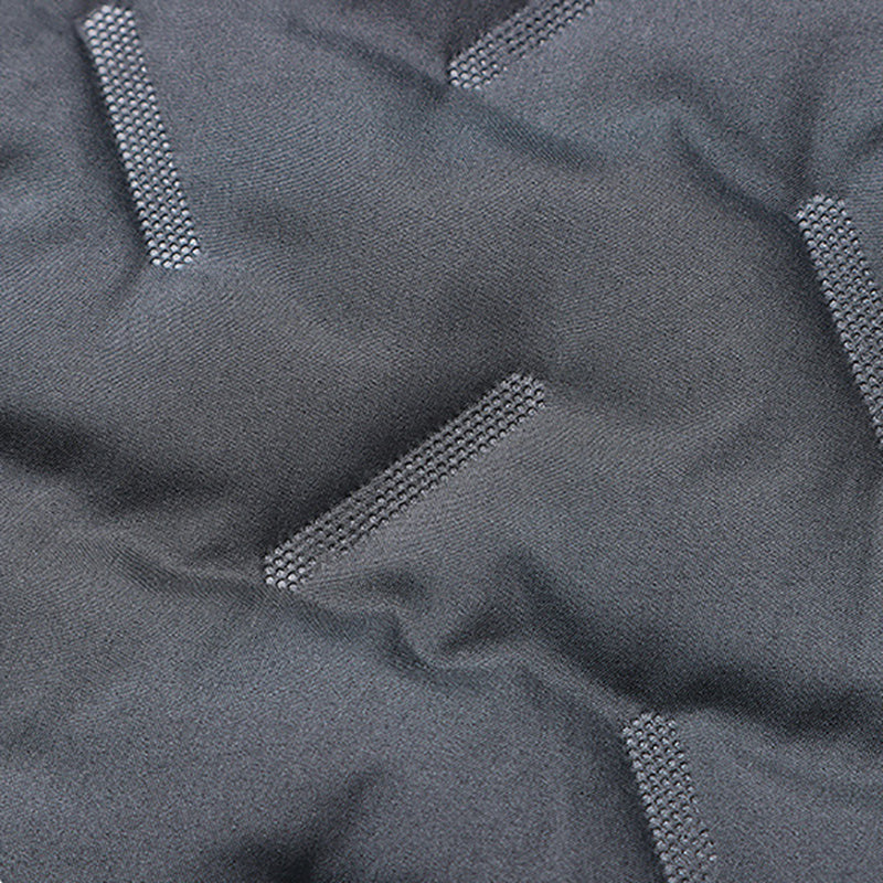 Få 49% rabatt Mäns kviltad vinterjacka med fuskpälsfoder