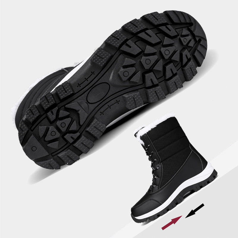 👢 50% REA NU! 🔥 Vattentäta Vinterkängor för Kvinnor - Varma & Skyddande, Perfekt för Snö och Kallt Väder