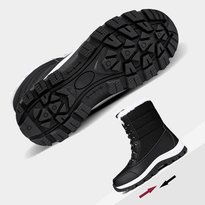 👢 50% REA NU! 🔥 Vattentäta Vinterkängor för Kvinnor - Varma & Skyddande, Perfekt för Snö och Kallt Väder