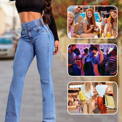 🔥2025 varm försäljning🔥 Stretchiga jeans med hög midja