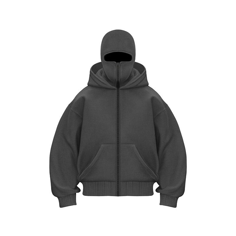 👁️‍🗨️Ninja-hoodie med dragkedja för män och kvinno