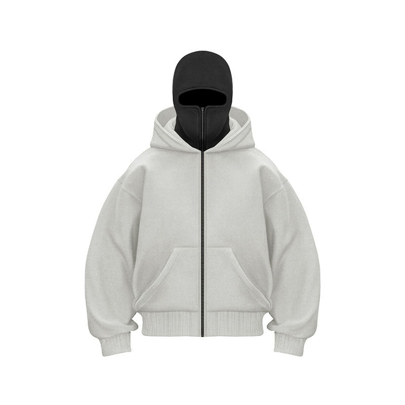 👁️‍🗨️Ninja-hoodie med dragkedja för män och kvinno