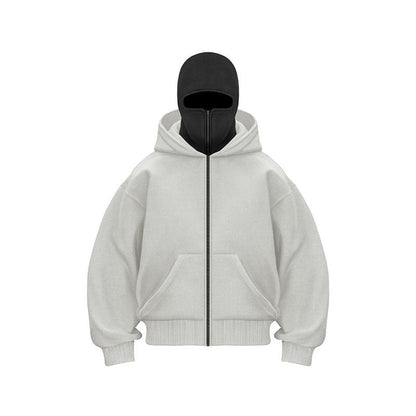 👁️‍🗨️Ninja-hoodie med dragkedja för män och kvinno