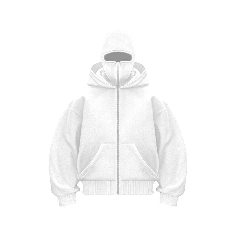 👁️‍🗨️Ninja-hoodie med dragkedja för män och kvinno