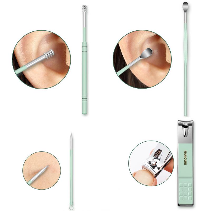 ⏳Begränsad tid 50% rabatt💥Nagelklippare bärbar uppsättning (12/16 delar)