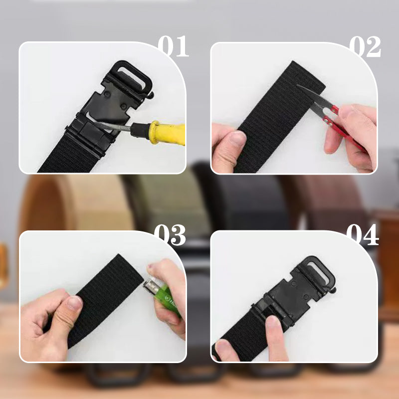 Herr kraftigt taktiskt nylonbälte