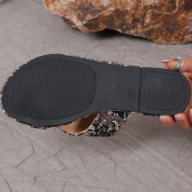 🔥 Lättviktsortopediska platta sandaler för kvinnor