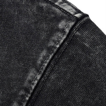 👚👕Unisex/lös retro enfärgad kortärmad topp