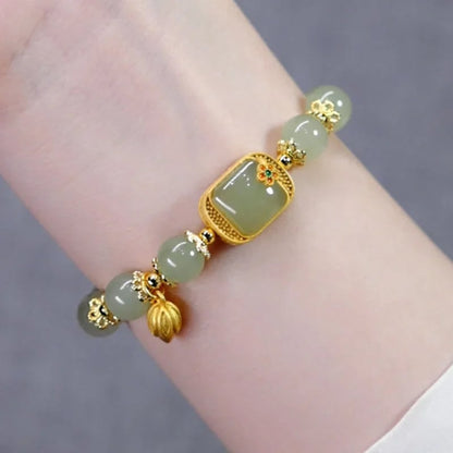 🔥Koop 1 Krijg 1 Gratis🔥Hetian Jade Kralen Armband