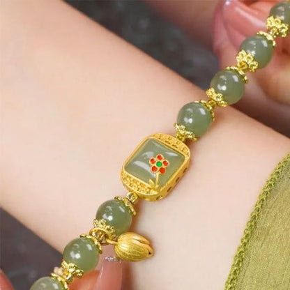🔥Koop 1 Krijg 1 Gratis🔥Hetian Jade Kralen Armband