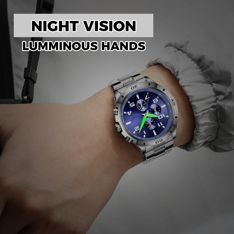 Mode Vattentät Luminous Quartz Watch