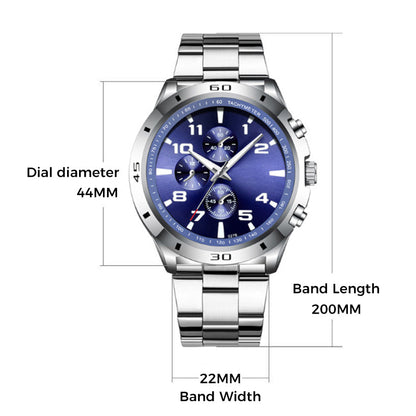 Mode Vattentät Luminous Quartz Watch