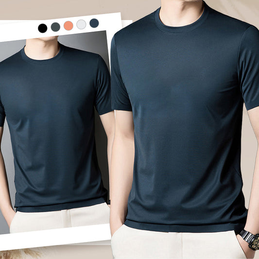 ✈️Fri frakt när du köper 2✈️T-shirt med rund hals och bekväm andningsfunktion för män