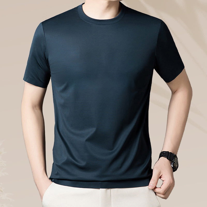 ✈️Fri frakt när du köper 2✈️T-shirt med rund hals och bekväm andningsfunktion för män