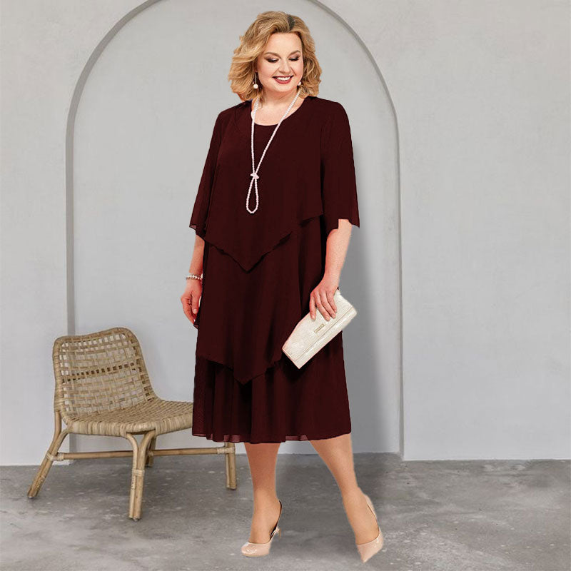 💃✨PLUSSIZE LAGERMIDIKLÄNNING
