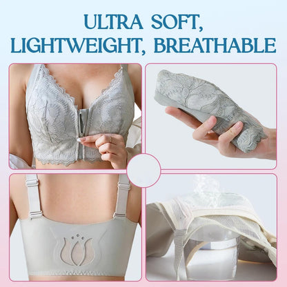 ✨Köp 1 få 1💞Ultra flexibel behå med dragkedja fram och utan bygel