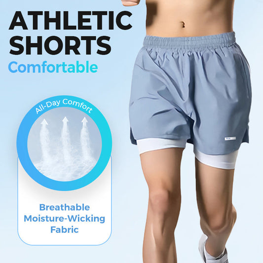 Andningsbara och bekväma sportshorts för män