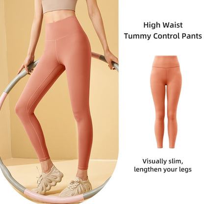 Träningsleggings med hög midja och magkontroll
