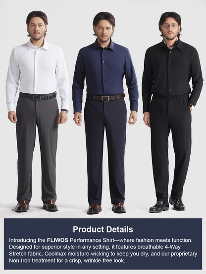 👑TriProof Stretch strykfria skjortor för män💥【Köp tre stycken och få ytterligare 15 % rabatt.】🚀