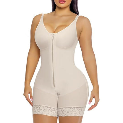 Bodysuit för kvinnor med magkontroll och lyftande effekt på rumpan