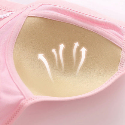 Köp 4 få 2 gratis✨ Andningsbar bomulls-BH med knut framtil