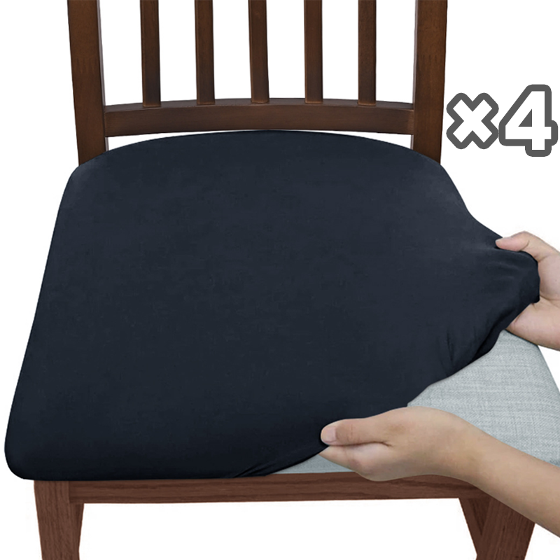 Stretchiga vattentäta stolsöverdra(1 set med 4)