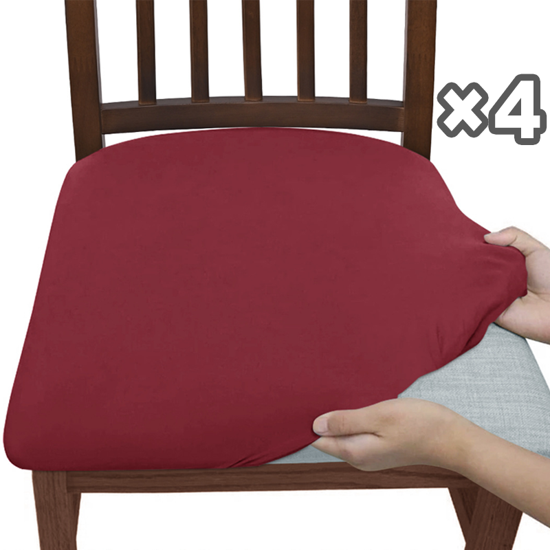 Stretchiga vattentäta stolsöverdra(1 set med 4)