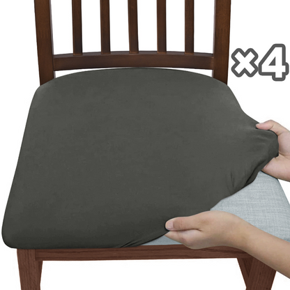 Stretchiga vattentäta stolsöverdra(1 set med 4)