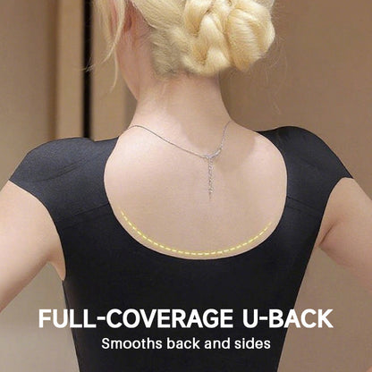 Axelvaddar & Formerande Top - Osynlig, Ryggfri & Slimmerande