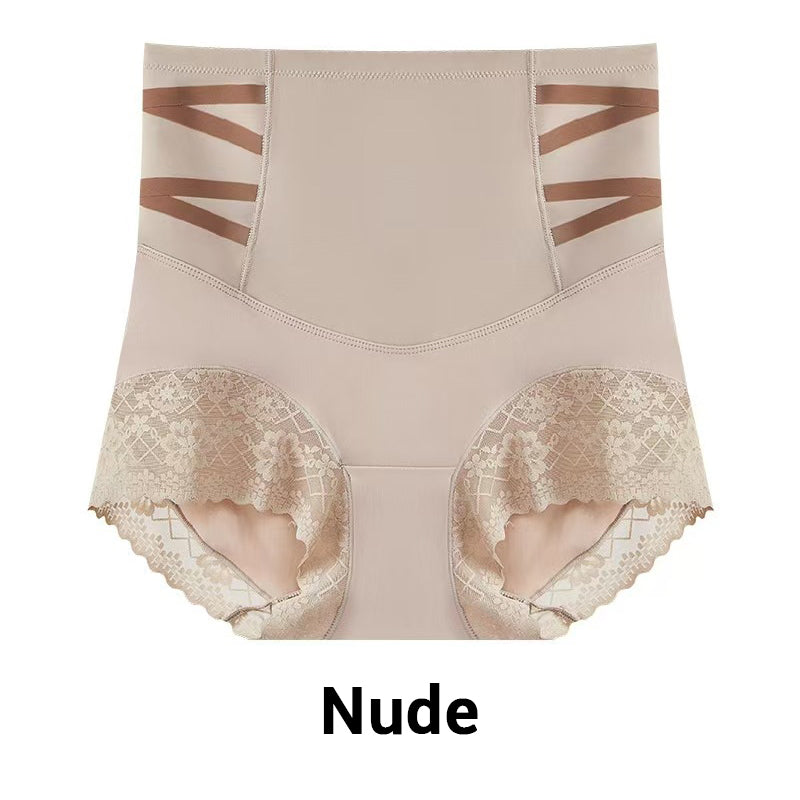 Högmidjade magplastikkirurgiska spetsformande trosor