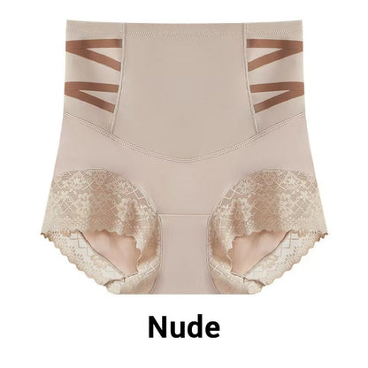 Högmidjade magplastikkirurgiska spetsformande trosor