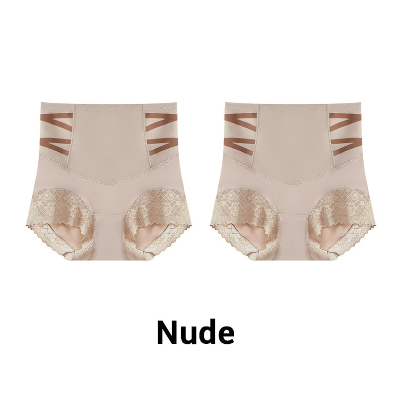 Högmidjade magplastikkirurgiska spetsformande trosor