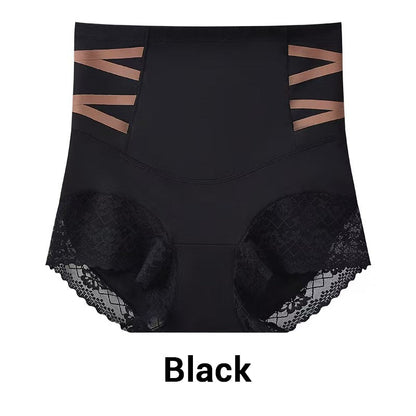 Högmidjade magplastikkirurgiska spetsformande trosor