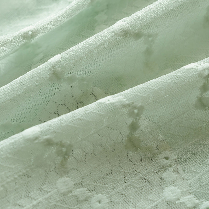 Andningsaktiva sömlösa spetstrosor med hög midja