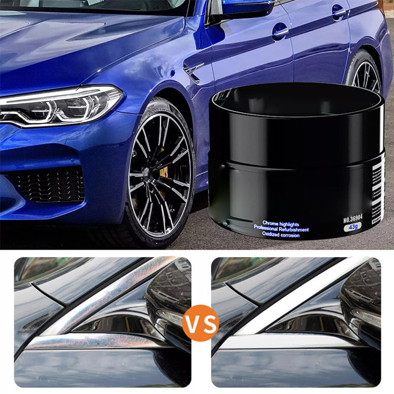 🔥Köp 3 få 1 gratis🔥Car Chrome Polish & Rust Remover Kit