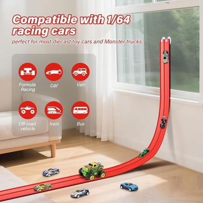 Gör-det-själv Flexibel Racerbanaleksak Set