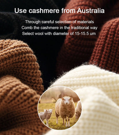 Idealisk gåva - Stickad mjuk sjal halsduk kofta för kvinnor