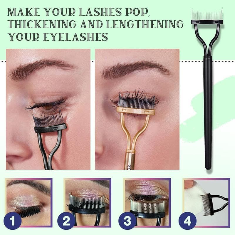 ⏳Begränsad tid 50 % rabatt💥Ögonfransborste och ögonfransseparator